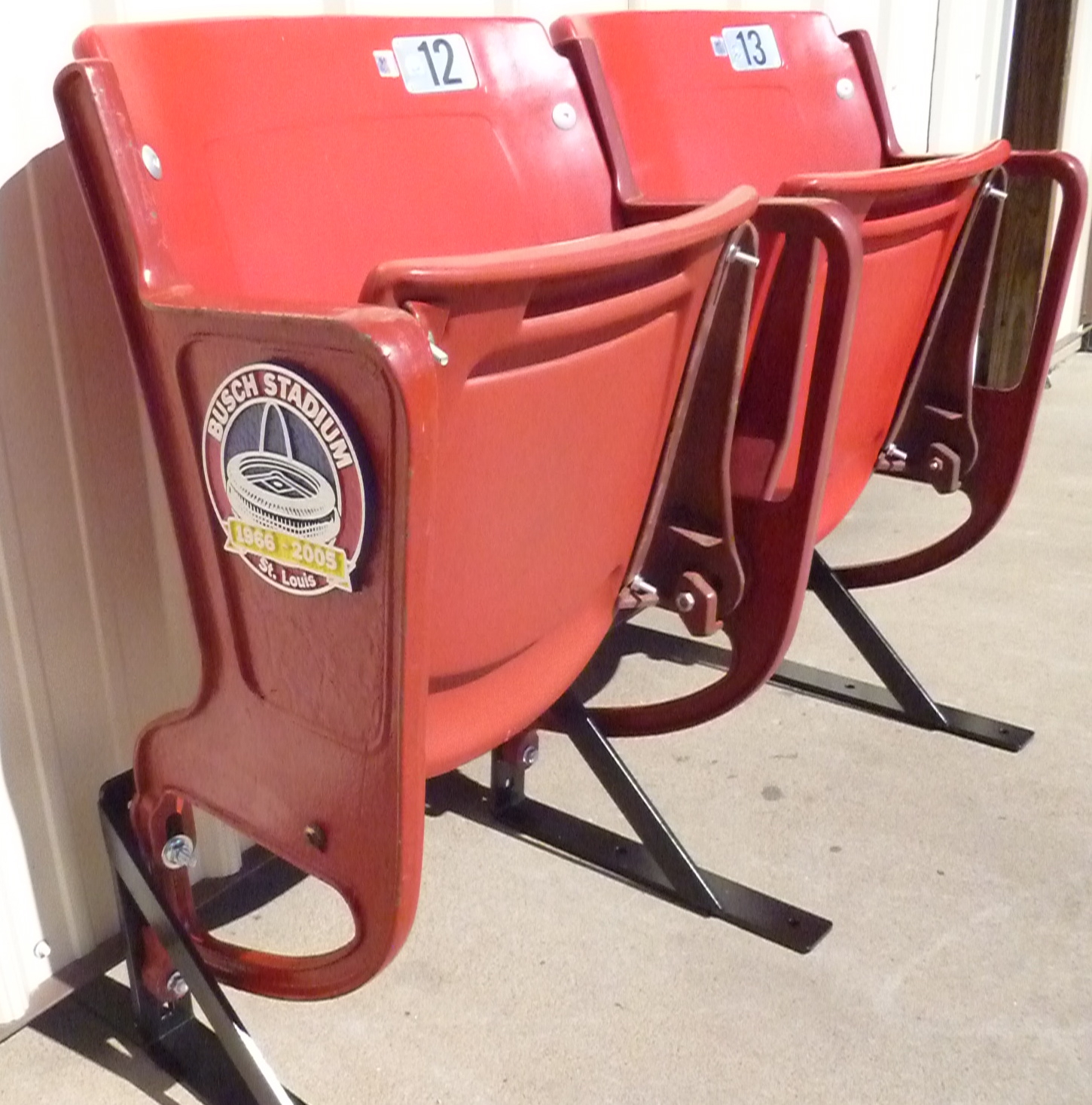 Old Cardinal Stadium Seat Mounting Brackets