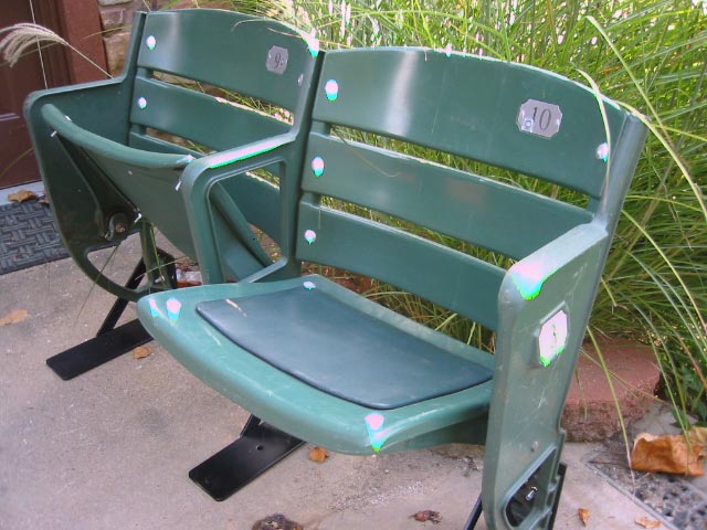 Busch Stadium - green Dugout Club seats